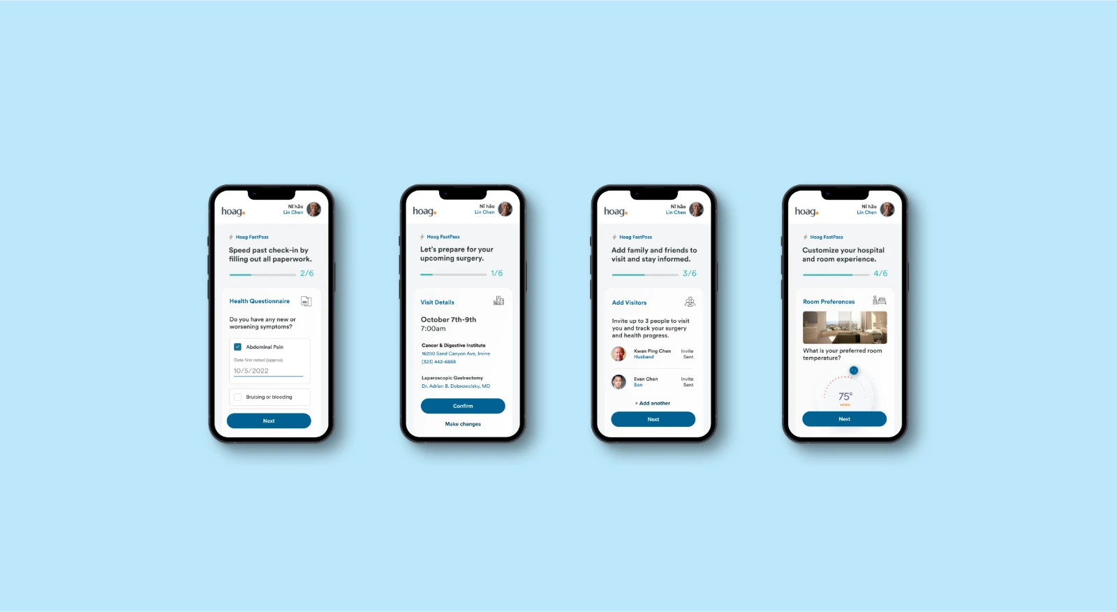 Hoag - Hero Screens